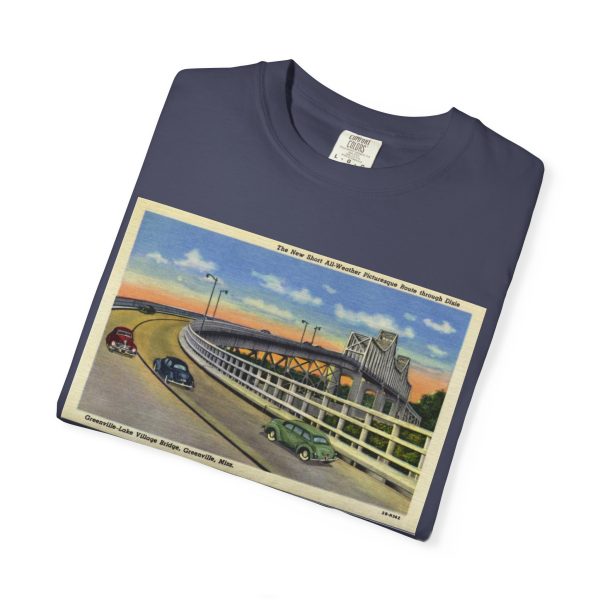Greenville MS Vintage Postcard (1942) Unisex T-Shirt, Retro Graphic Tee, Nostalgic Apparel, Travel Lover Gift, Casual Wear - Image 7