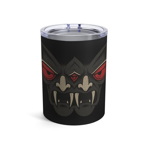 Gothic Fantasy Tumbler, 10oz Black Mug, Ideal for Halloween Decor, Gifts for Horror Fans, Unique Drinkware for Parties - Image 2