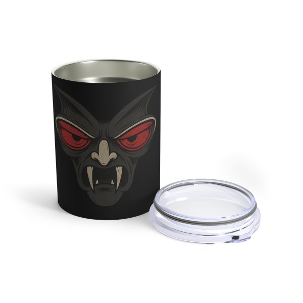 Gothic Fantasy Tumbler, 10oz Black Mug, Ideal for Halloween Decor, Gifts for Horror Fans, Unique Drinkware for Parties - Image 5