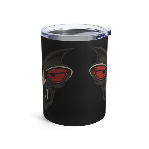 Gothic Fantasy Tumbler, 10oz Black Mug, Ideal for Halloween Decor, Gifts for Horror Fans, Unique Drinkware for Parties - Image 3