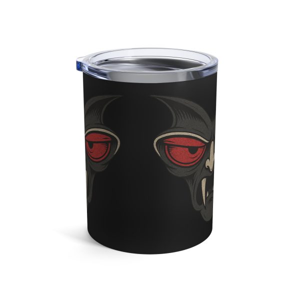 Gothic Fantasy Tumbler, 10oz Black Mug, Ideal for Halloween Decor, Gifts for Horror Fans, Unique Drinkware for Parties - Image 4