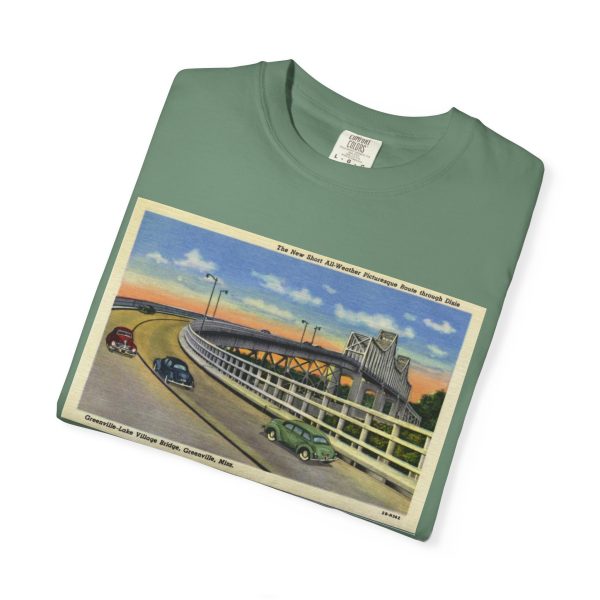 Greenville MS Vintage Postcard (1942) Unisex T-Shirt, Retro Graphic Tee, Nostalgic Apparel, Travel Lover Gift, Casual Wear - Image 5