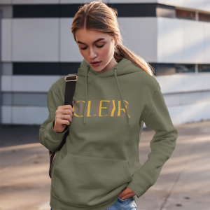 CLEIRMOR LEN Chic Unisex Hooded Sweatshirt: Cozy Layer for Streetwear Style, Gifts for Friends, Casual Outings, Everyday Comfort, Relaxed Vibe