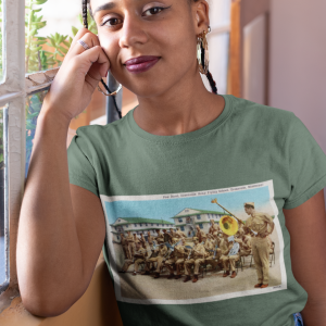 Greenville MS (Post Band) Vintage Postcard Graphic T-Shirt, Unisex Retro Tee, Perfect for Casual Outings, Gift for History Lovers, Unique Fashion Statement