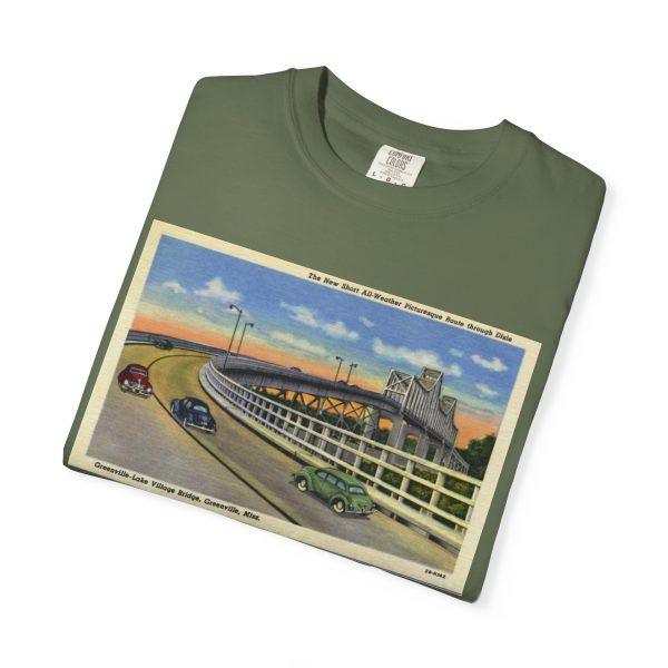 Greenville MS Vintage Postcard (1942) Unisex T-Shirt, Retro Graphic Tee, Nostalgic Apparel, Travel Lover Gift, Casual Wear - Image 4