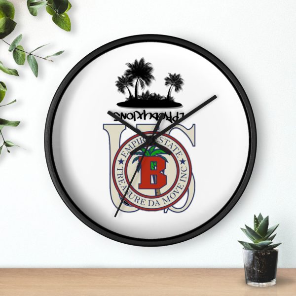 TDM Time Is Money Tropical-Themed Wall Clock with Unique Artistic Design, Home Decor, Gift for Her, Office Accessory, Art for Your Space - Image 3
