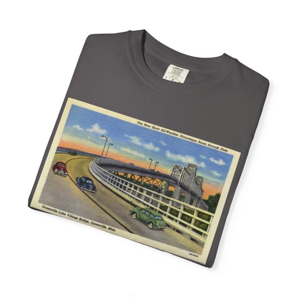 Greenville MS Vintage Postcard (1942) Unisex T-Shirt, Retro Graphic Tee, Nostalgic Apparel, Travel Lover Gift, Casual Wear - Image 8